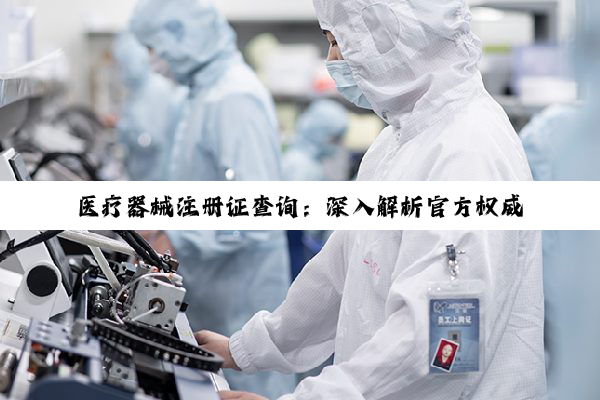 医疗器械注册证查询：深入解析官方权威查询路径与策略